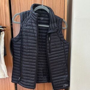 L.L.Bean Black Quilted Vest